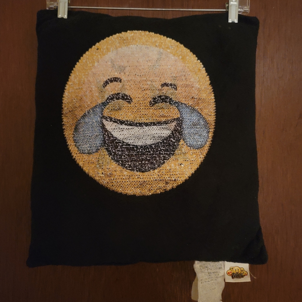 Emoji Pals 15"x15 Face Changing Pillow Joy…